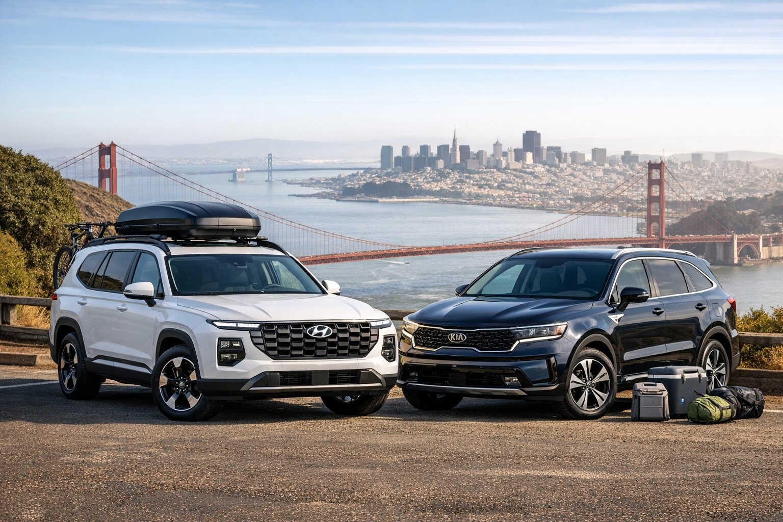 Hyundai Santa Fe vs Kia Sorento: Two 3-Row Families, Two Very Different Daily Routines
