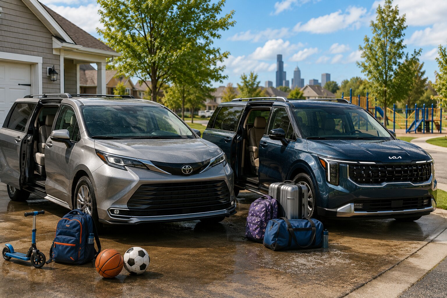 Toyota Sienna vs Kia Carnival: Which Minivan Makes Your Week Easier?
