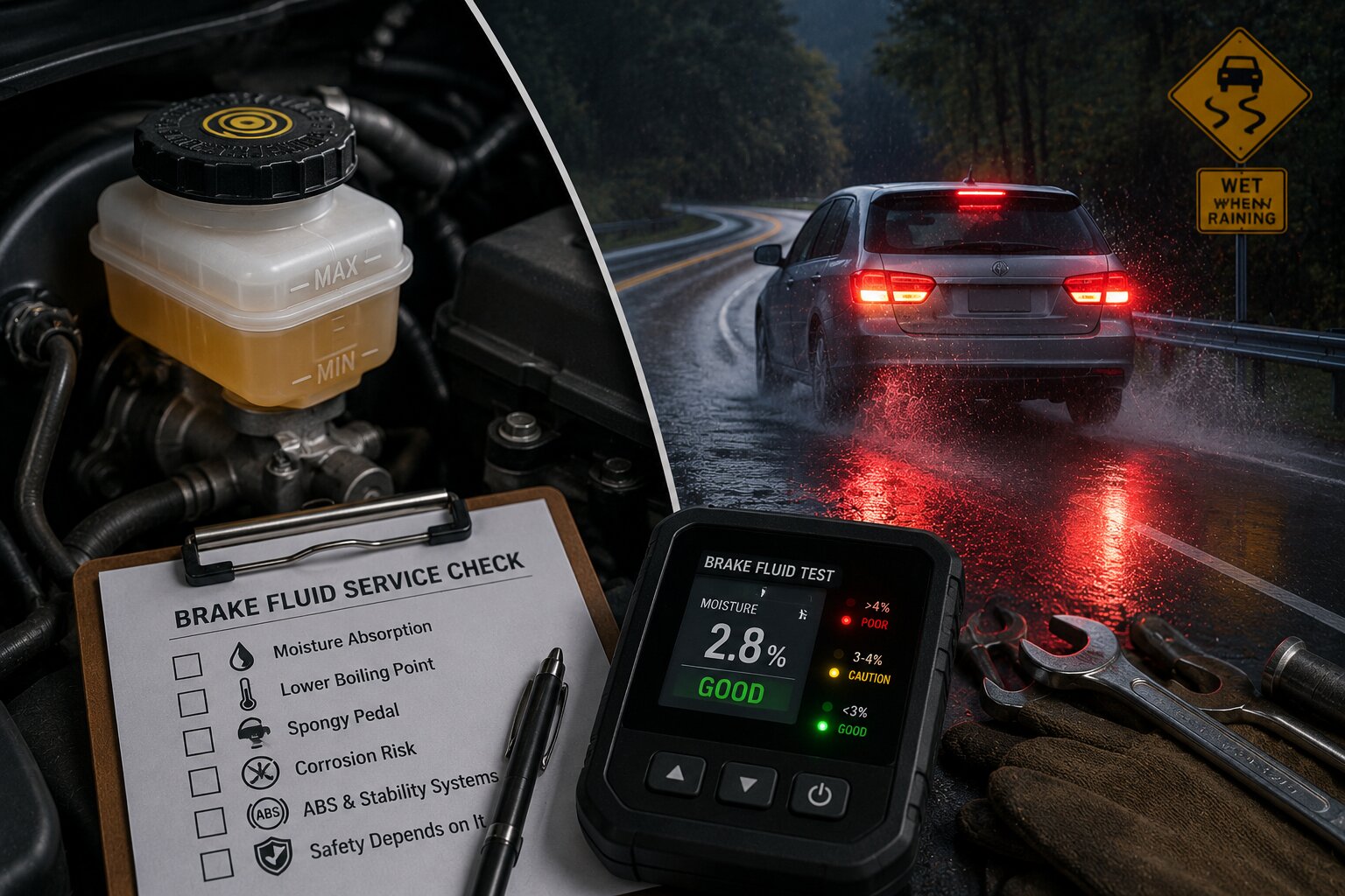 Brake Fluid Isn’t “Lifetime”: How Moisture Changes Pedal Feel and ABS Behavior