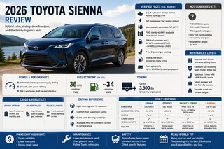 2026 Toyota Sienna Review: Hybrid Calm, Sliding‑Door Freedom, and the Family‑Logistics Test