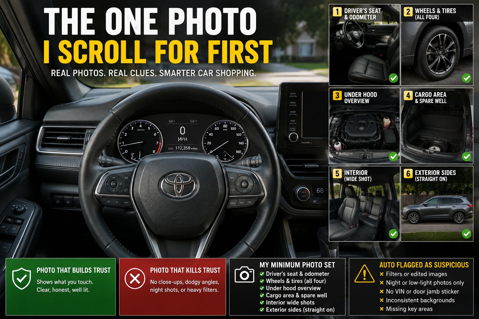 Drive Sense Question: What’s the One Photo That Makes You Trust a Listing?