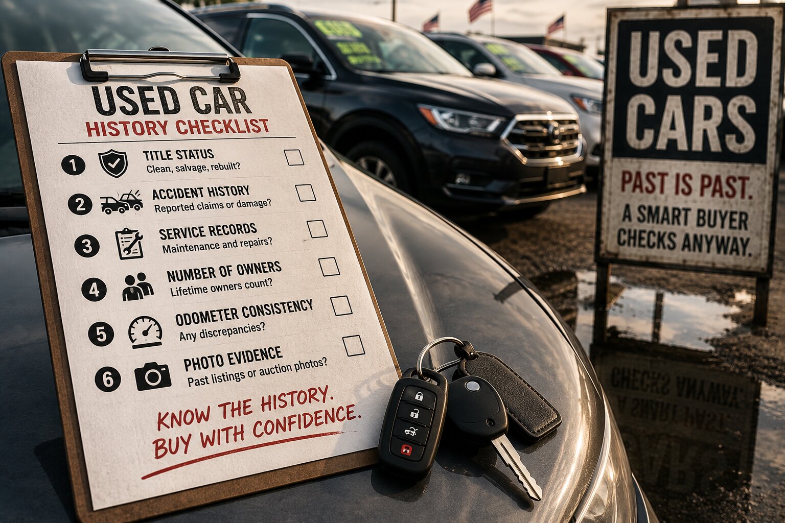 Drive Sense Question: Which Vehicle-History Clue Should Be Impossible to Hide?