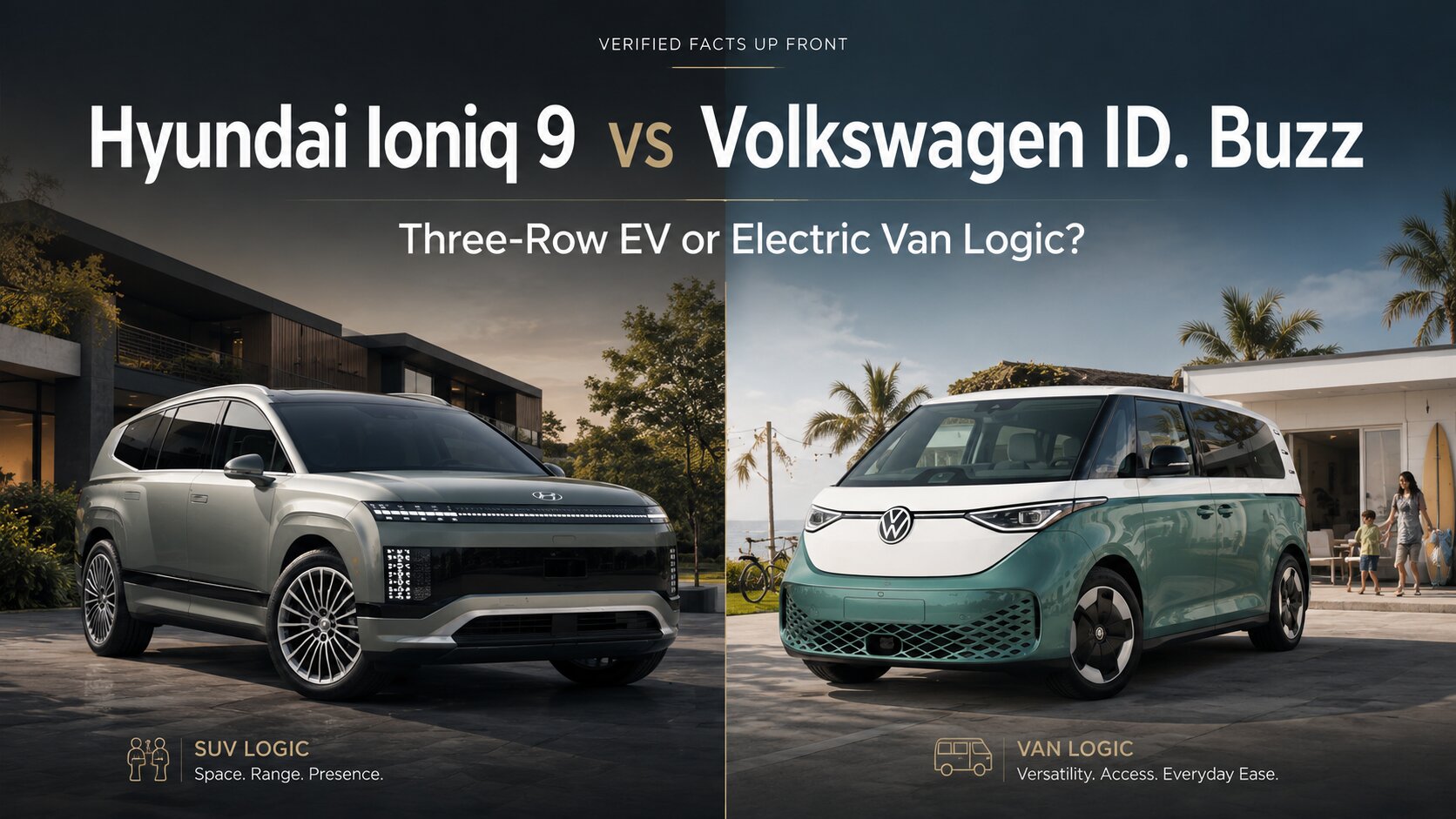 Hyundai Ioniq 9 vs Volkswagen ID. Buzz: Three‑Row EV or Electric Van Logic?