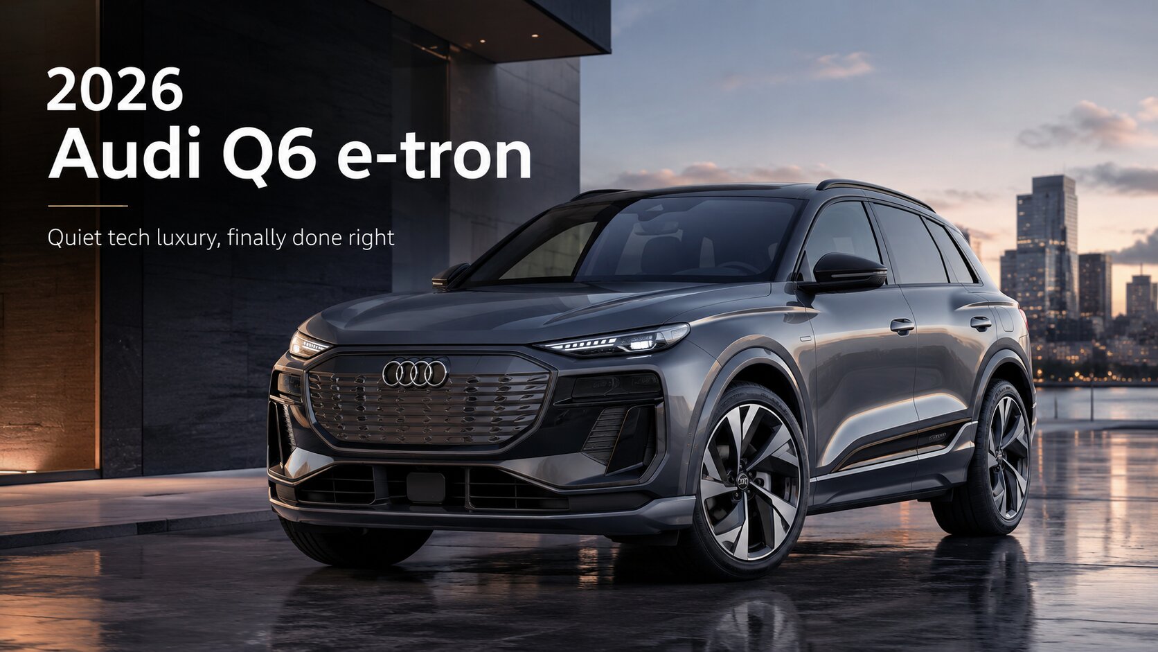 2026 Audi Q6 e‑tron Review: Quiet Tech Luxury Without the Spaceship Routine