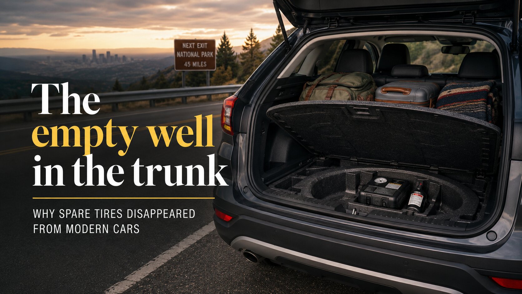 How the Spare Tire Disappeared: Packaging, Weight, and the Rise of Temporary Mobility Kits