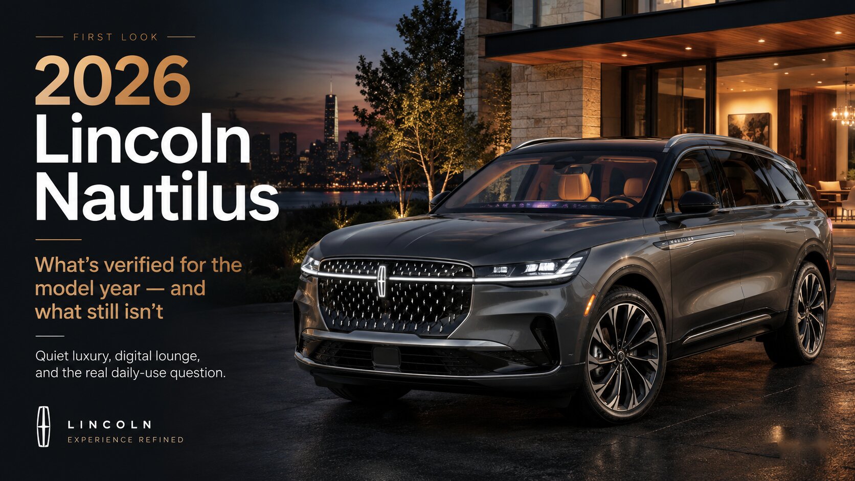 2026 Lincoln Nautilus Review: The Luxury Crossover That Treats the Cabin Like a Living Room
