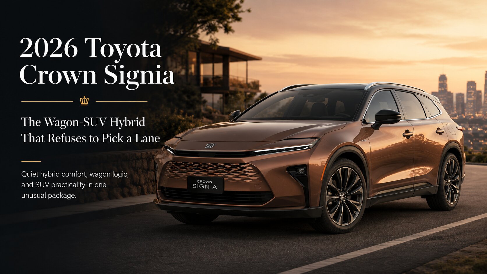 2026 Toyota Crown Signia Review: The Wagon‑SUV Hybrid That Refuses to Pick a Lane
