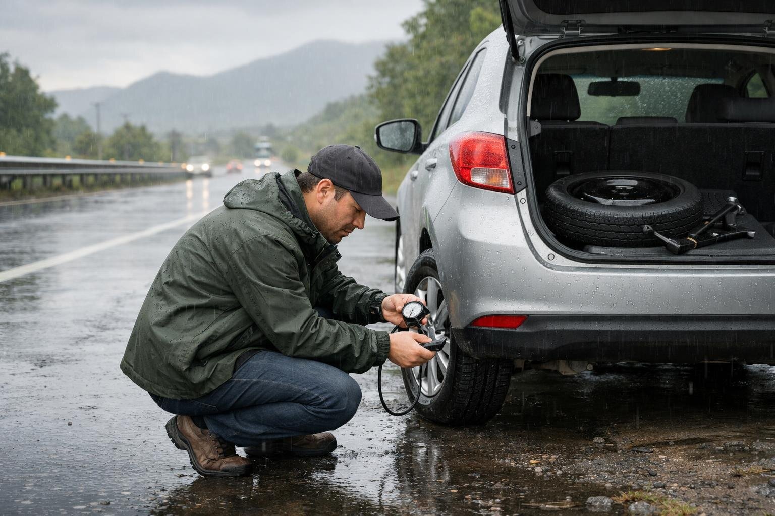 Llantas en temporada de lluvia: presión, profundidad y fecha DOT antes de salir a carretera en México