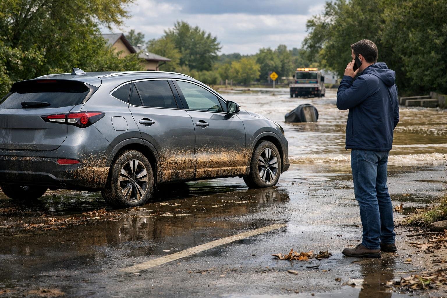 Auto híbrido o eléctrico inundado: por qué no debes arrancarlo y qué revisar antes de volver a usarlo