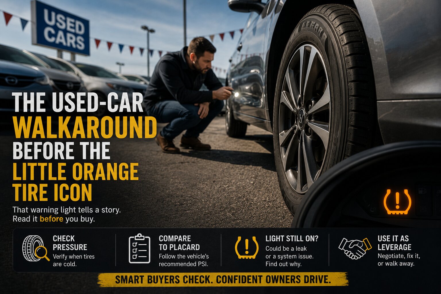 From Warning Light to Buying Signal: How TPMS Changed the Used-Car Walkaround