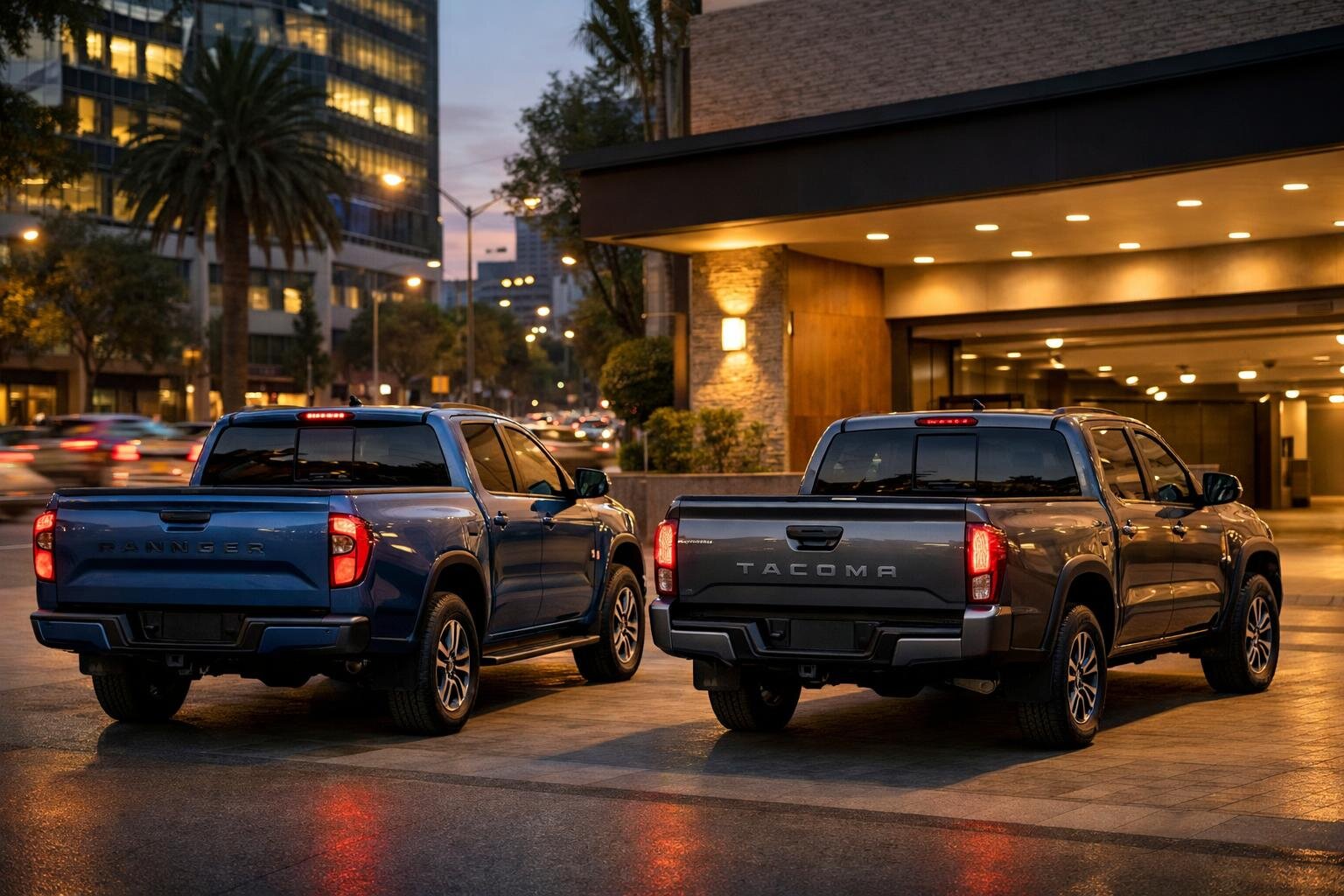Ford Ranger 2026 vs Toyota Tacoma 2026: cómo elegir pickup mediana según carga, cabina y uso diario